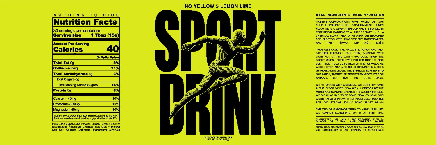 Sport Drink banner