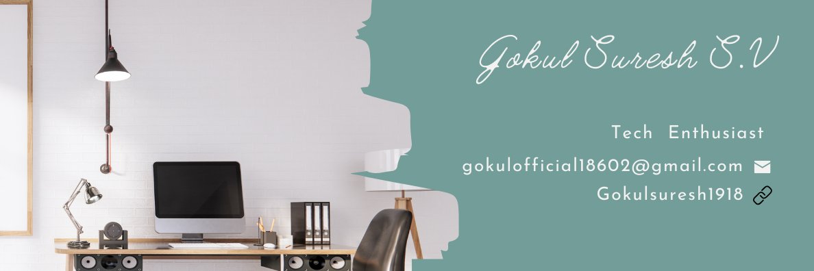 Gokul Suresh banner