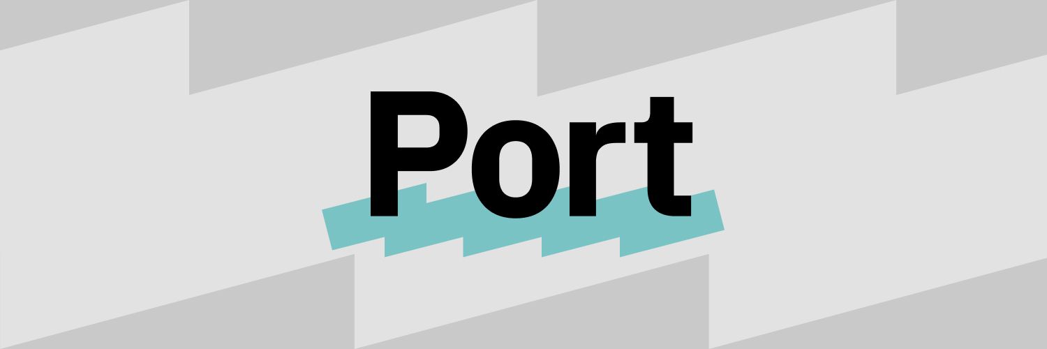 Port's banner