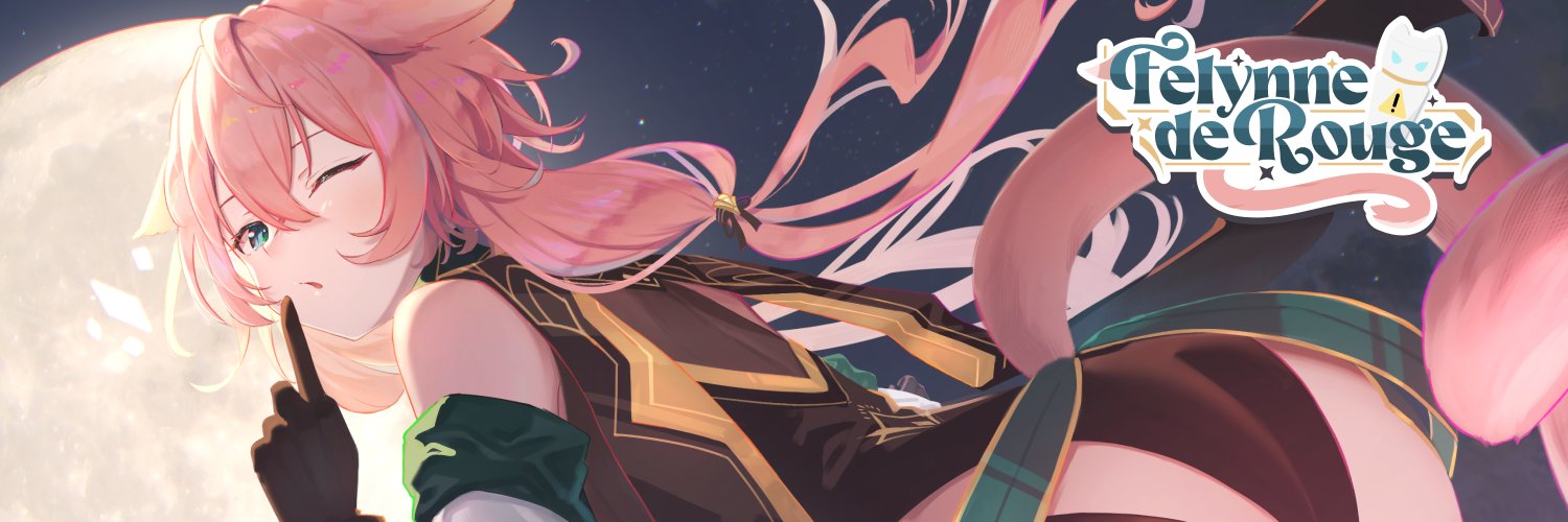 Felynne deRouge 🐈🗡️【Mie☽une】's banner