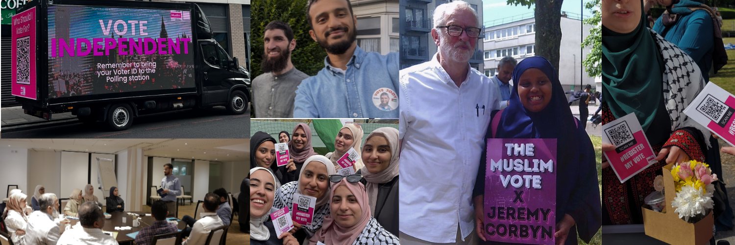 The Muslim Vote's banner