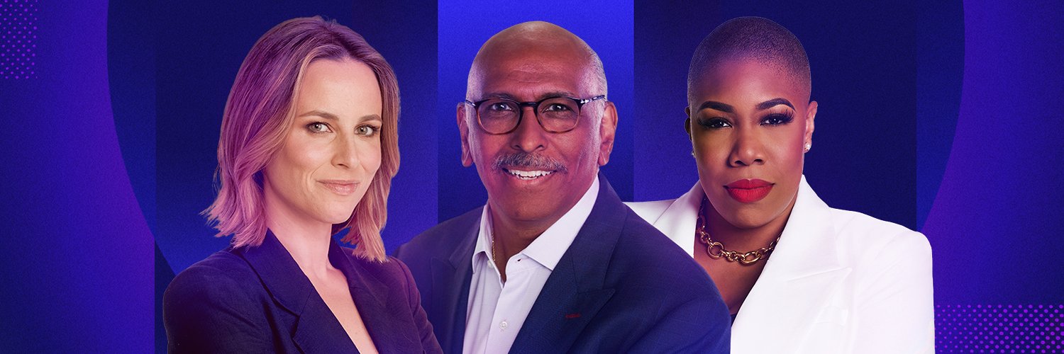 The Weeknight on MSNBC's banner