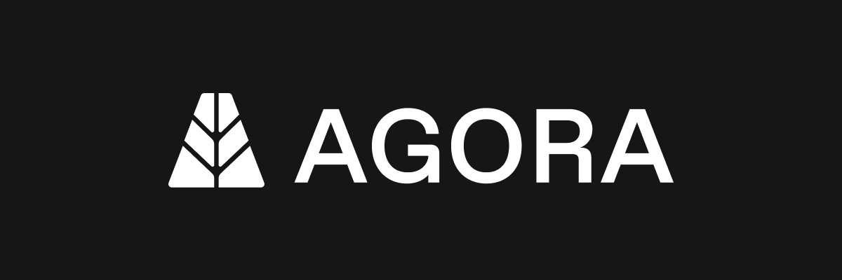 Agora's banner