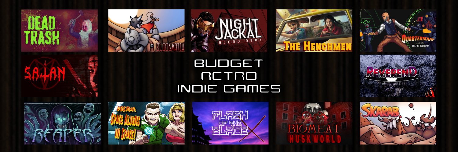 DOSMan Games - BUDGET RETRO INDIE GAMES's banner