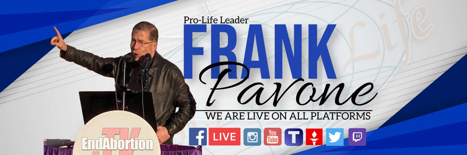 Frank Pavone's banner