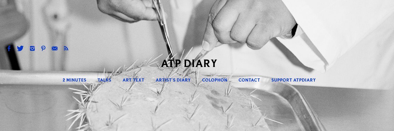 ATPdiary - Art Texts Pics banner