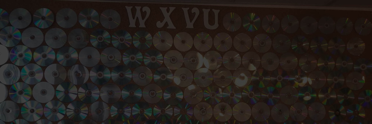 WXVU, V 89.1 The Roar, Villanova University banner