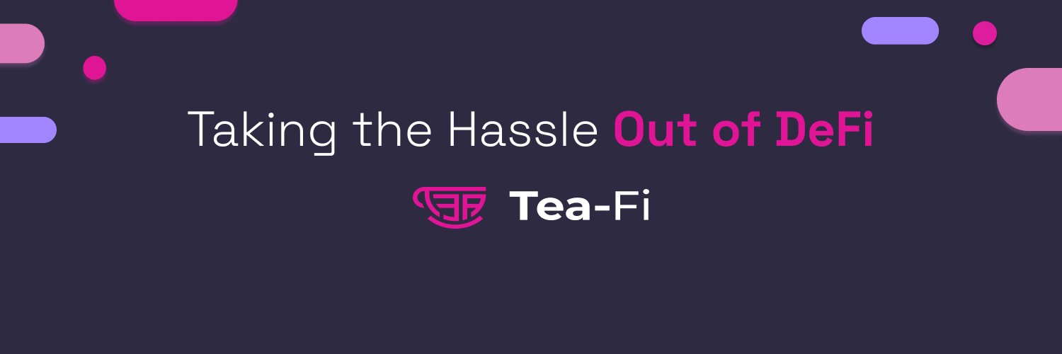 Tea-Fi | Gasless swaps ☕️'s banner