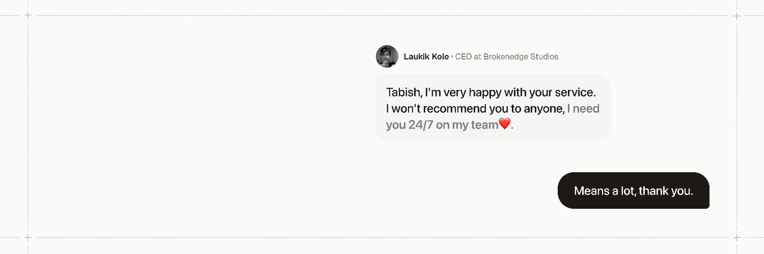 Tabish Khan | UX Designer | Framer Expert banner