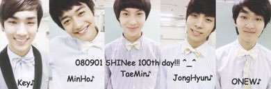hourly rare shinee banner