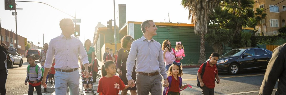 Eric Garcetti banner