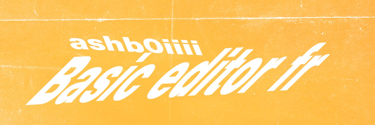 Ashok | Video Editor banner