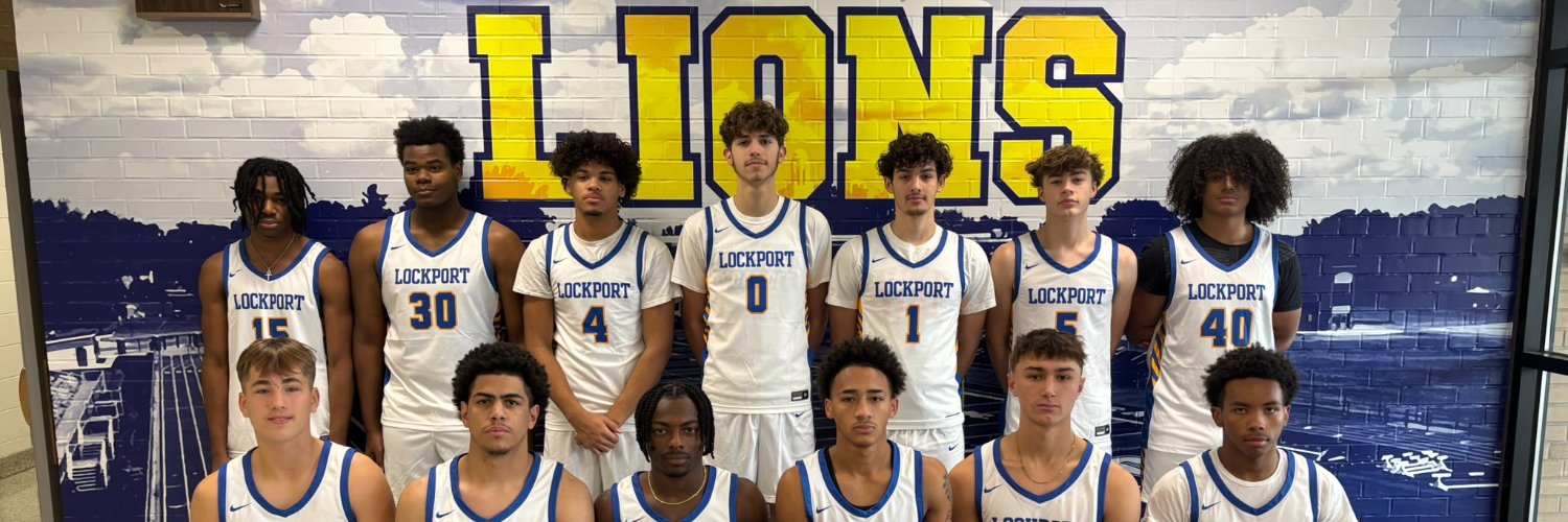 Lockport Basketball's banner