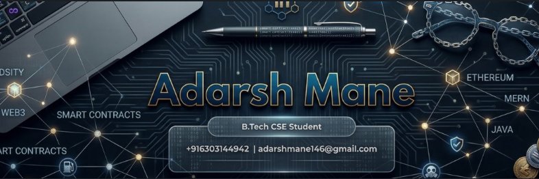 Adarsh Mane banner