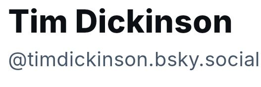 Tim Dickinson banner