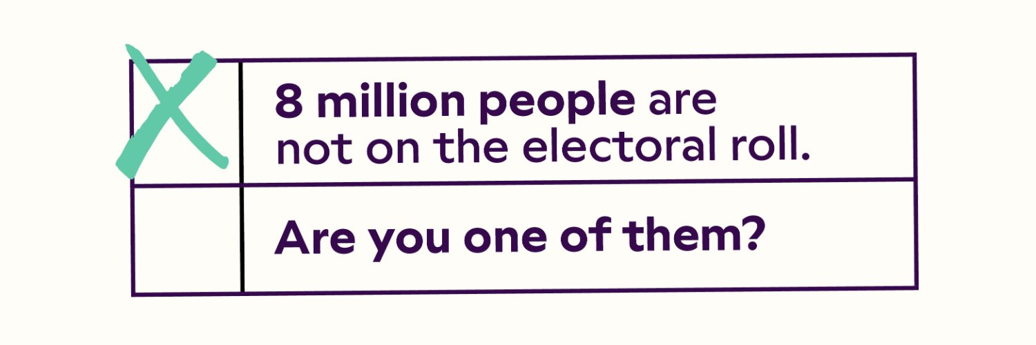 Just Register banner