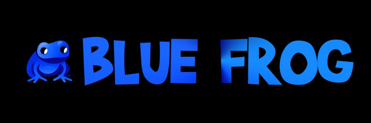 Blue Frog 🐸💙🌊 banner