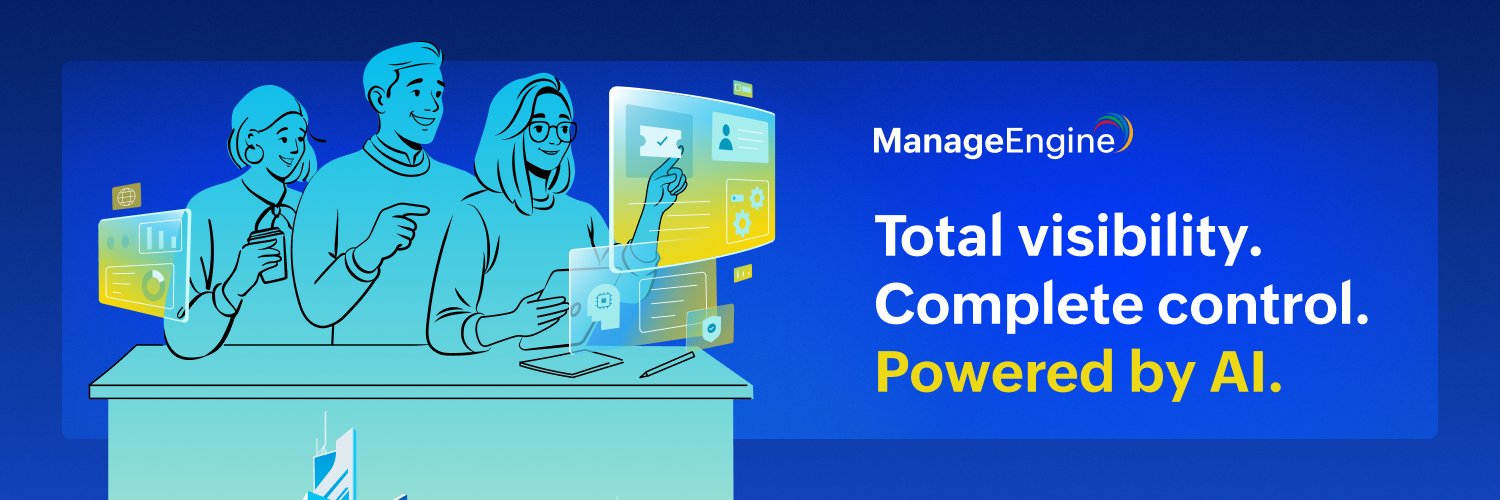 manageengine's profile banner image