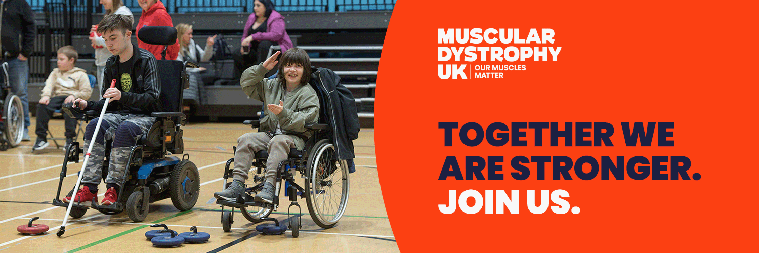 Muscular Dystrophy UK Profile Banner