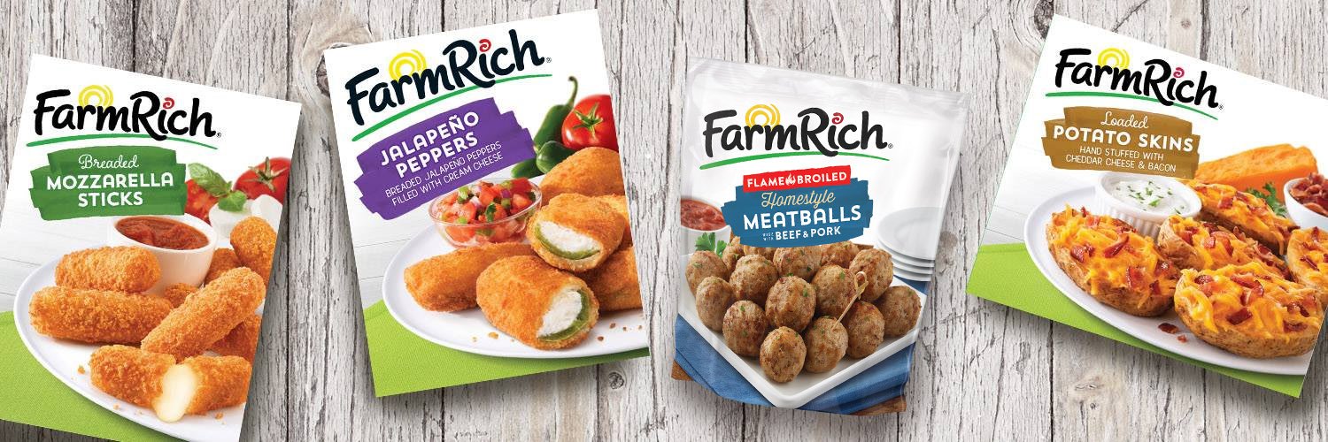 Farm Rich Snacks banner