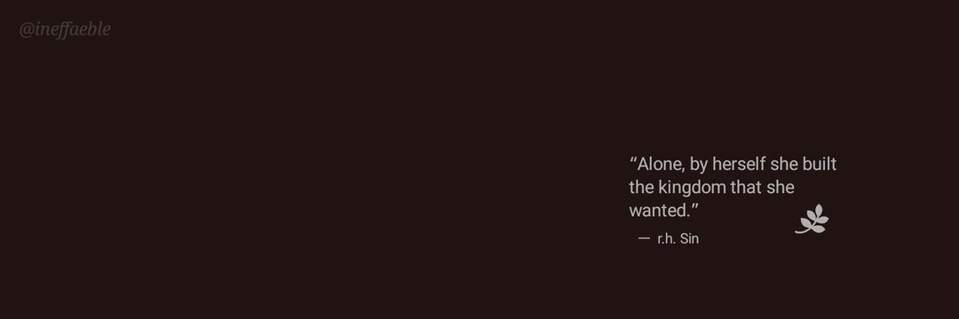 ineffaeble's profile banner image
