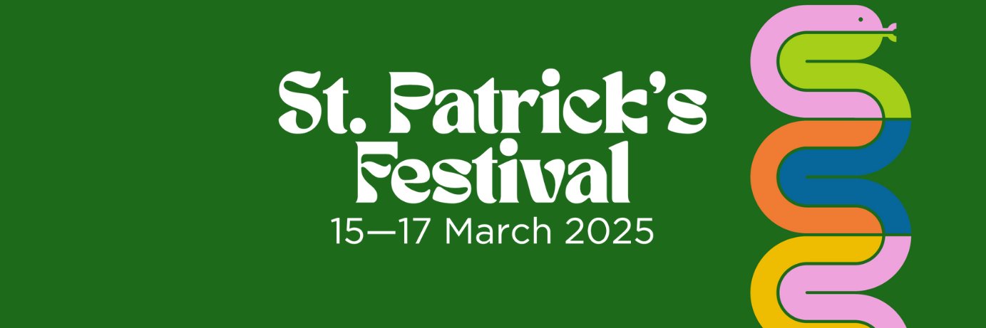 St. Patrick's Festival 🇮🇪🐍☘️💚 banner