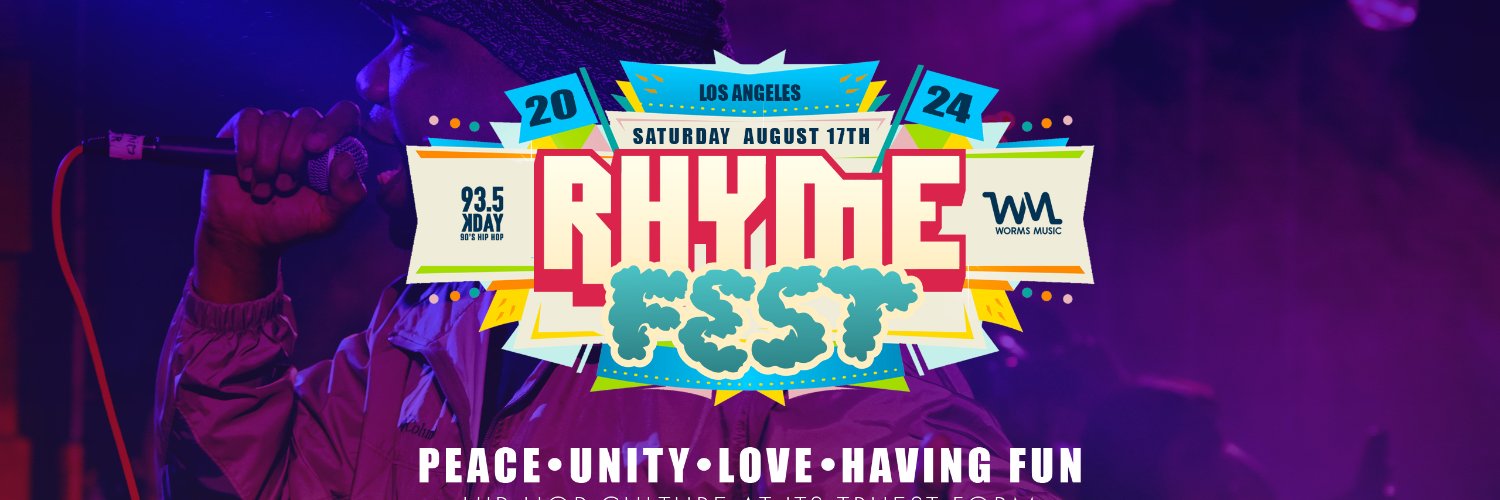 Rhyme Fest LA banner