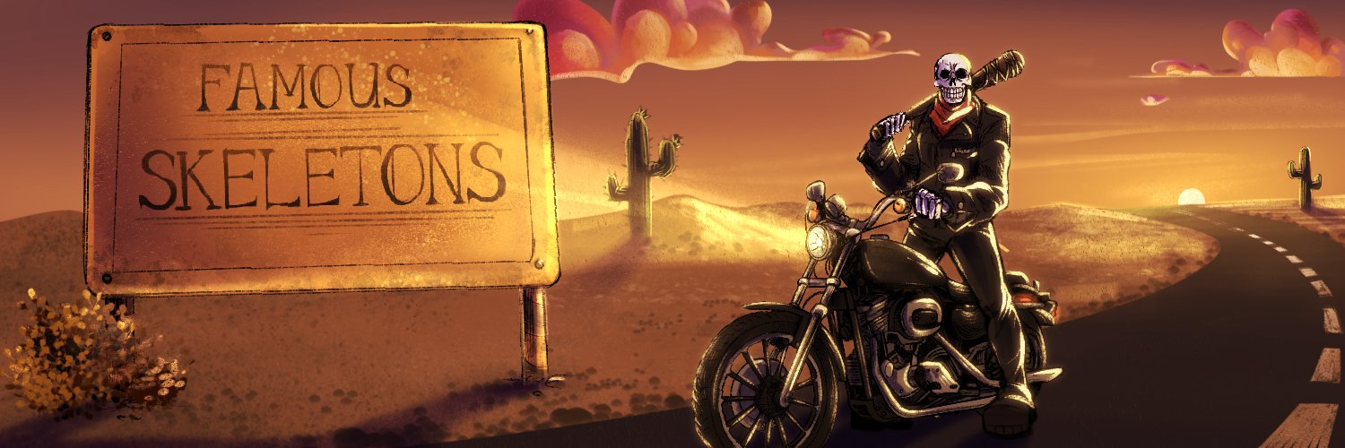 Famous Skeletons | SOLD OUT banner