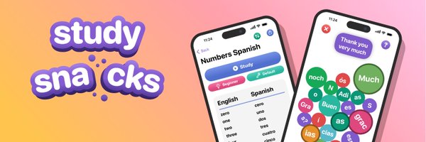 StudySnacksApp Profile Banner