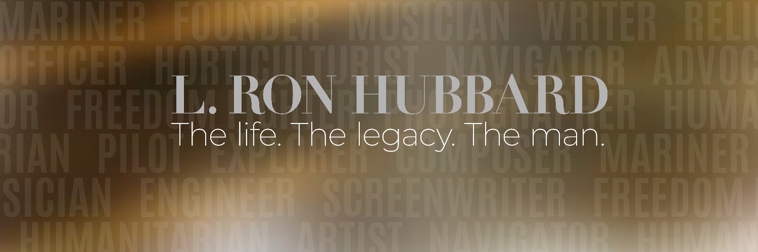 L. Ron Hubbard's banner