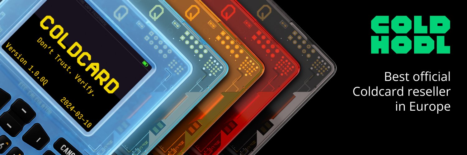 ColdHodl banner