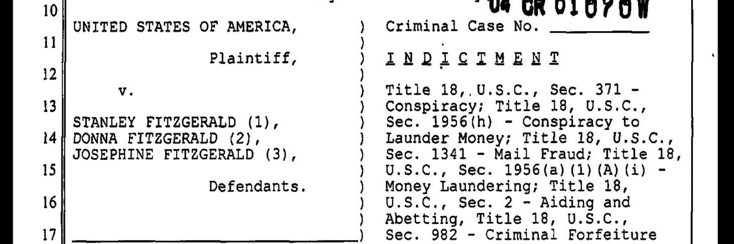 Fitzgerald Crime Family banner