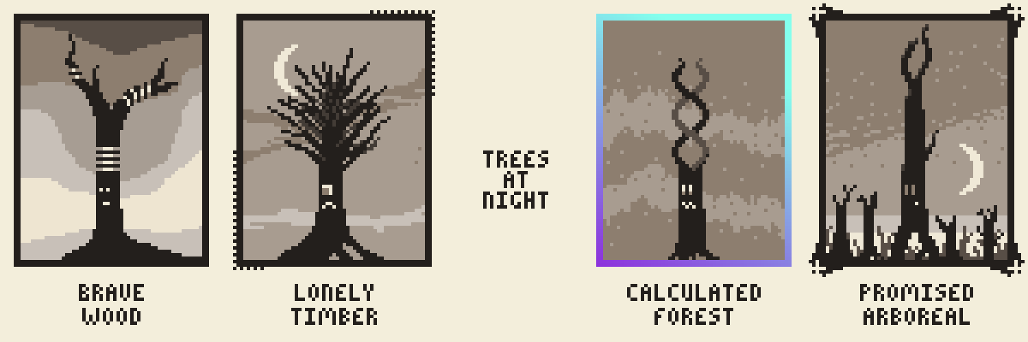 Trees at Night banner