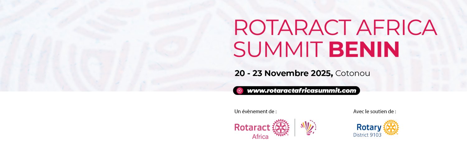 Rotaract Africa Summit Bénin 2025 banner