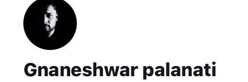 gnanneshwar's profile banner image