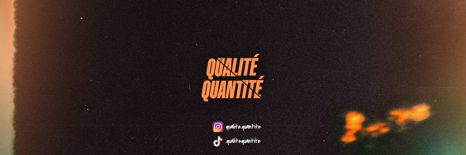 Qualité/Quantité banner