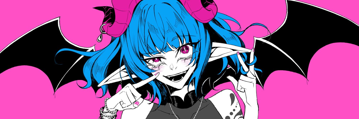 Reine 💧👹 Crybaby Cucuy Vtuber banner