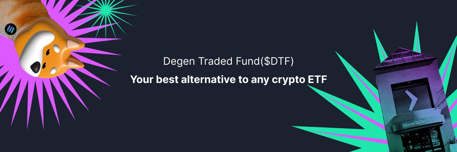 Degen Traded Fund (DTF) banner