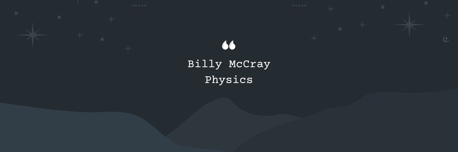 TheBillyMcCray's profile banner image