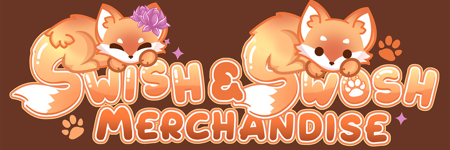 Swish & Swosh Merchandise @DOKOMI 1G30 & 5F02 banner