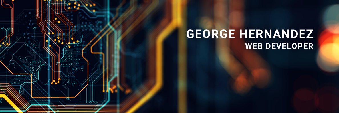 George Hernandez banner