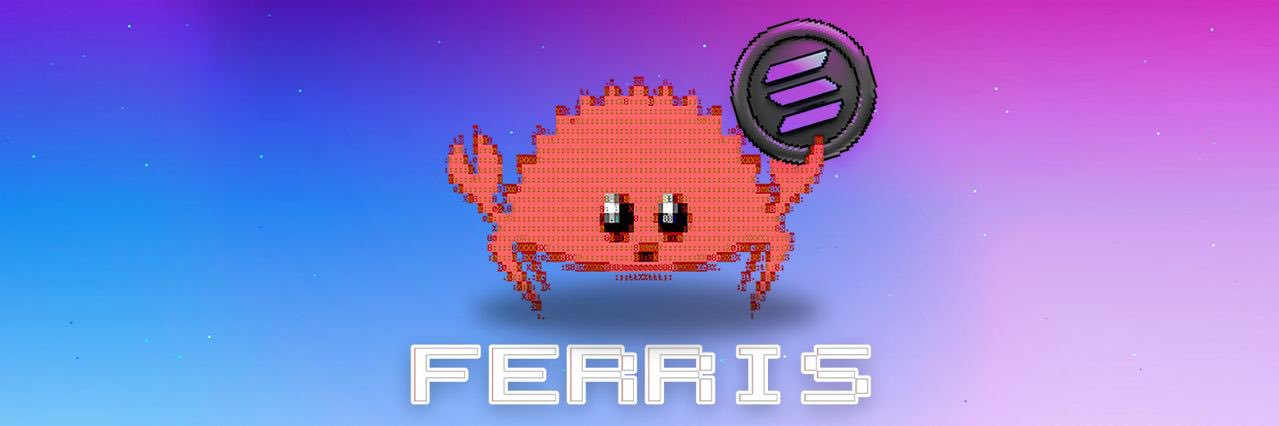 Ferris the Rustacean banner