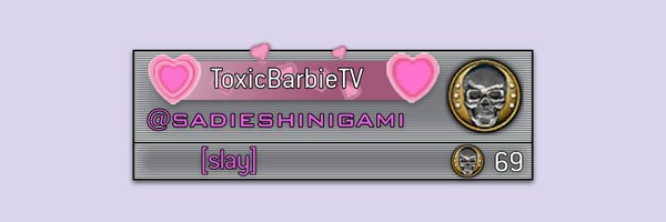 Toxic Barbie Profile Banner
