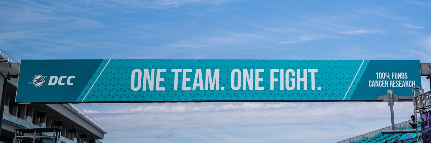 Dolphins Cancer Challenge's banner