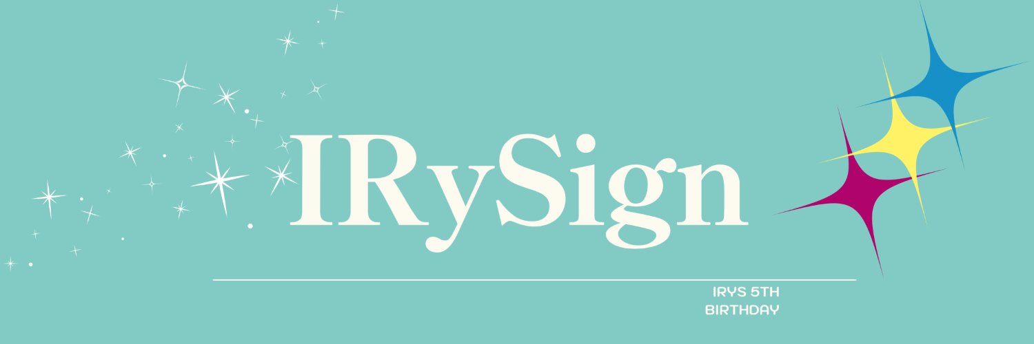 IRySign ~ 1st Solo concert ~ banner