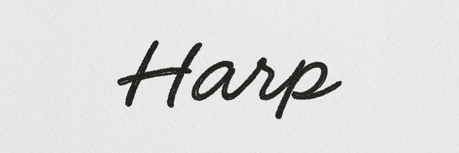 Harp Edits banner