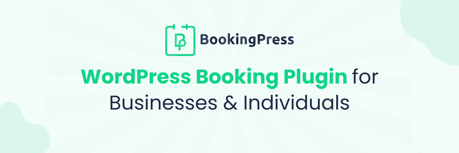 BookingPress Plugin banner