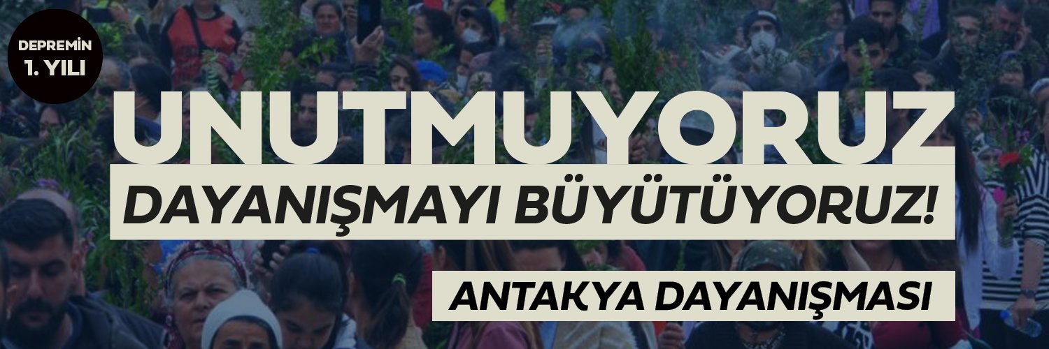 Antakya Dayanışması banner
