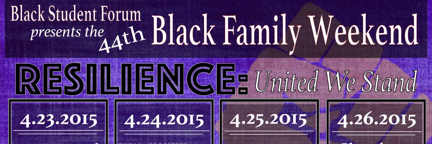 Black Student Forum banner