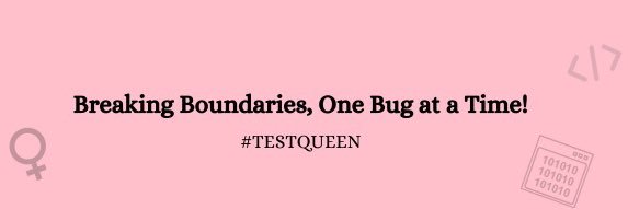 Women in Software Testing banner